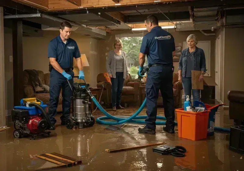 Basement Water Extraction and Removal Techniques process in Wallburg, NC